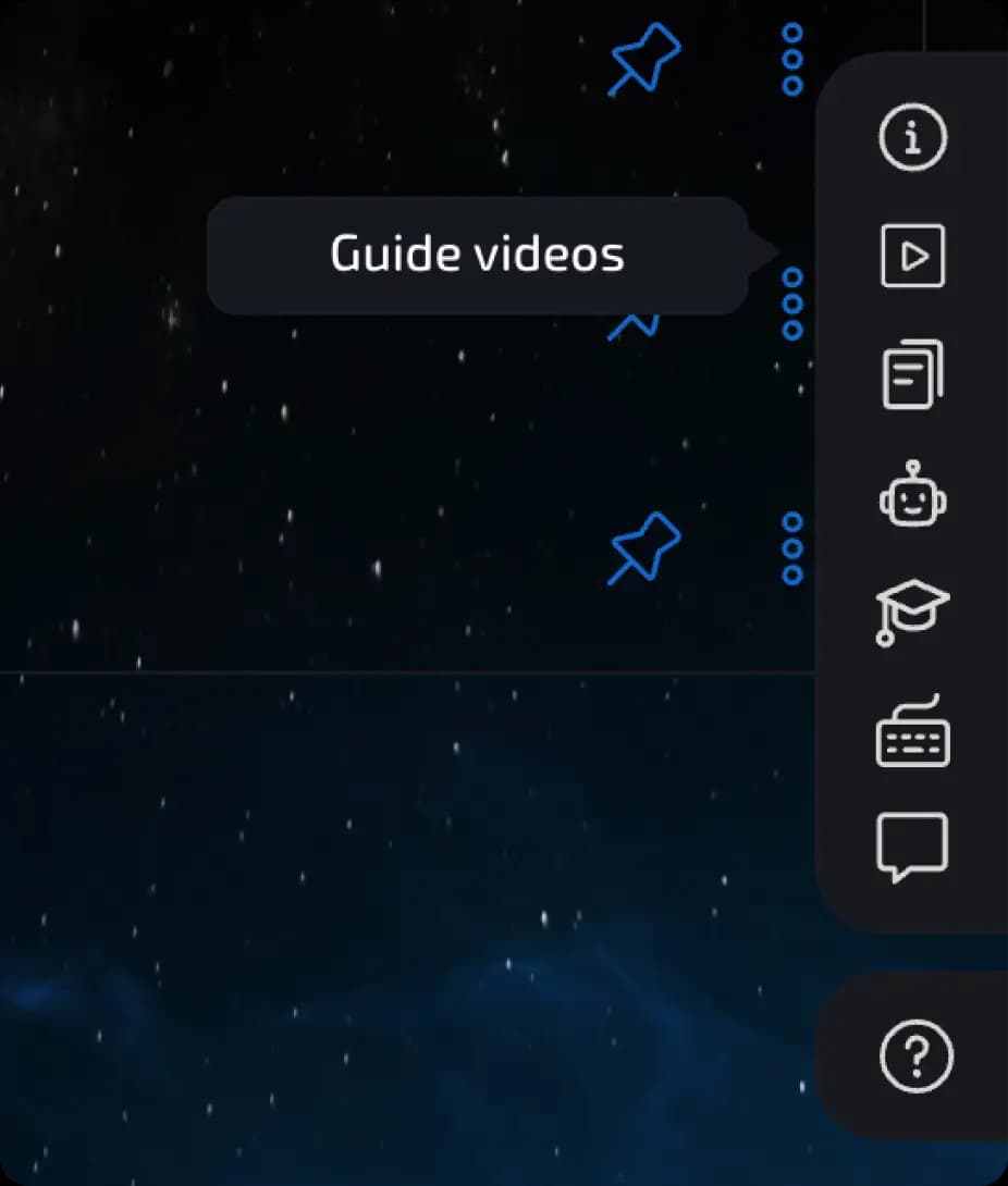videos button