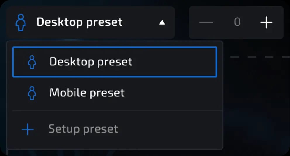 sessions presets