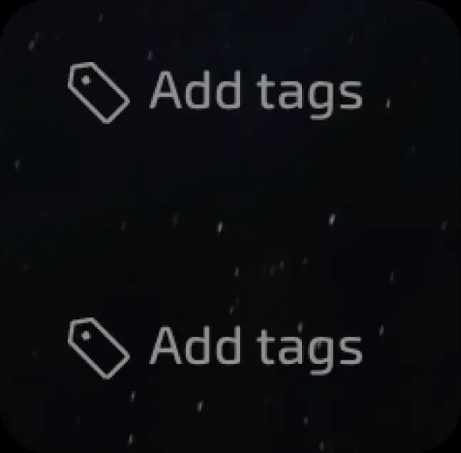 add tags icons