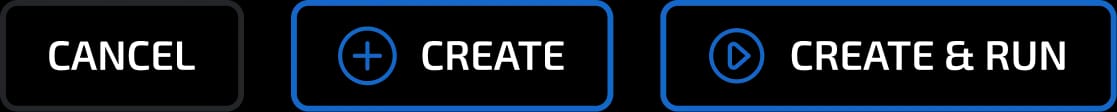 reset & save buttons