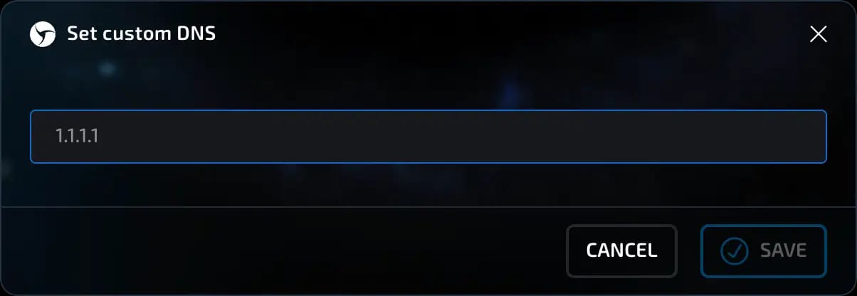 custom dns