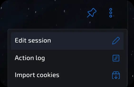 edit buttons