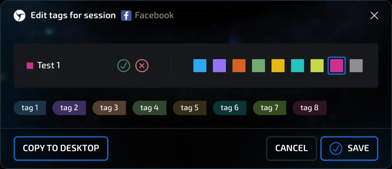 edit tags