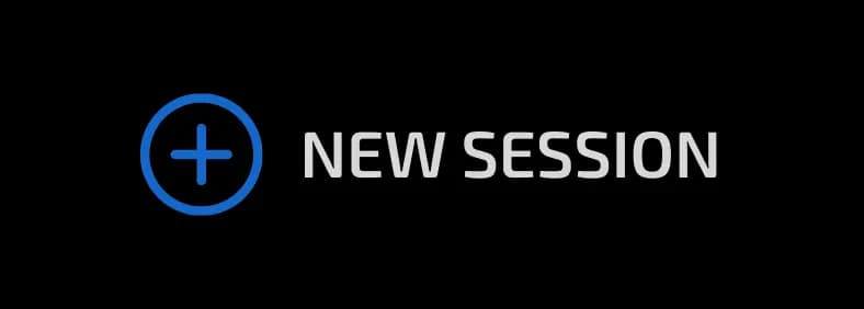 new session button