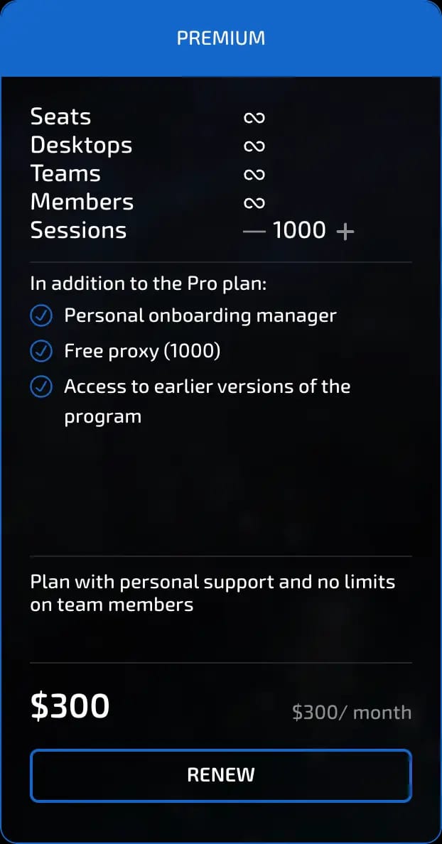 premium