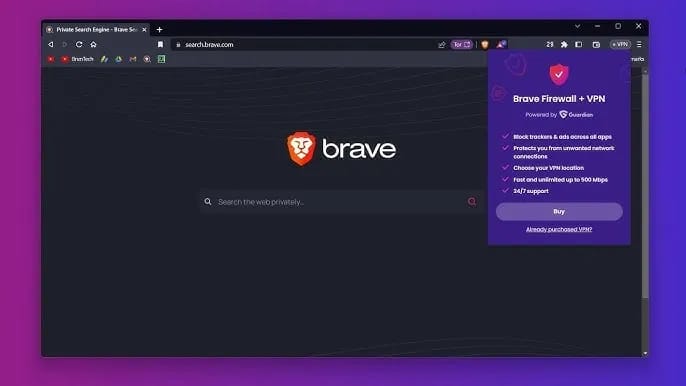 Best Browsers with Built-in VPN for PC and Android - img 5
