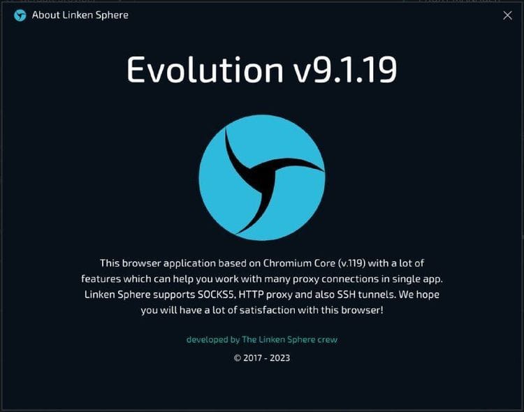 Linken Sphere v9.1.19
