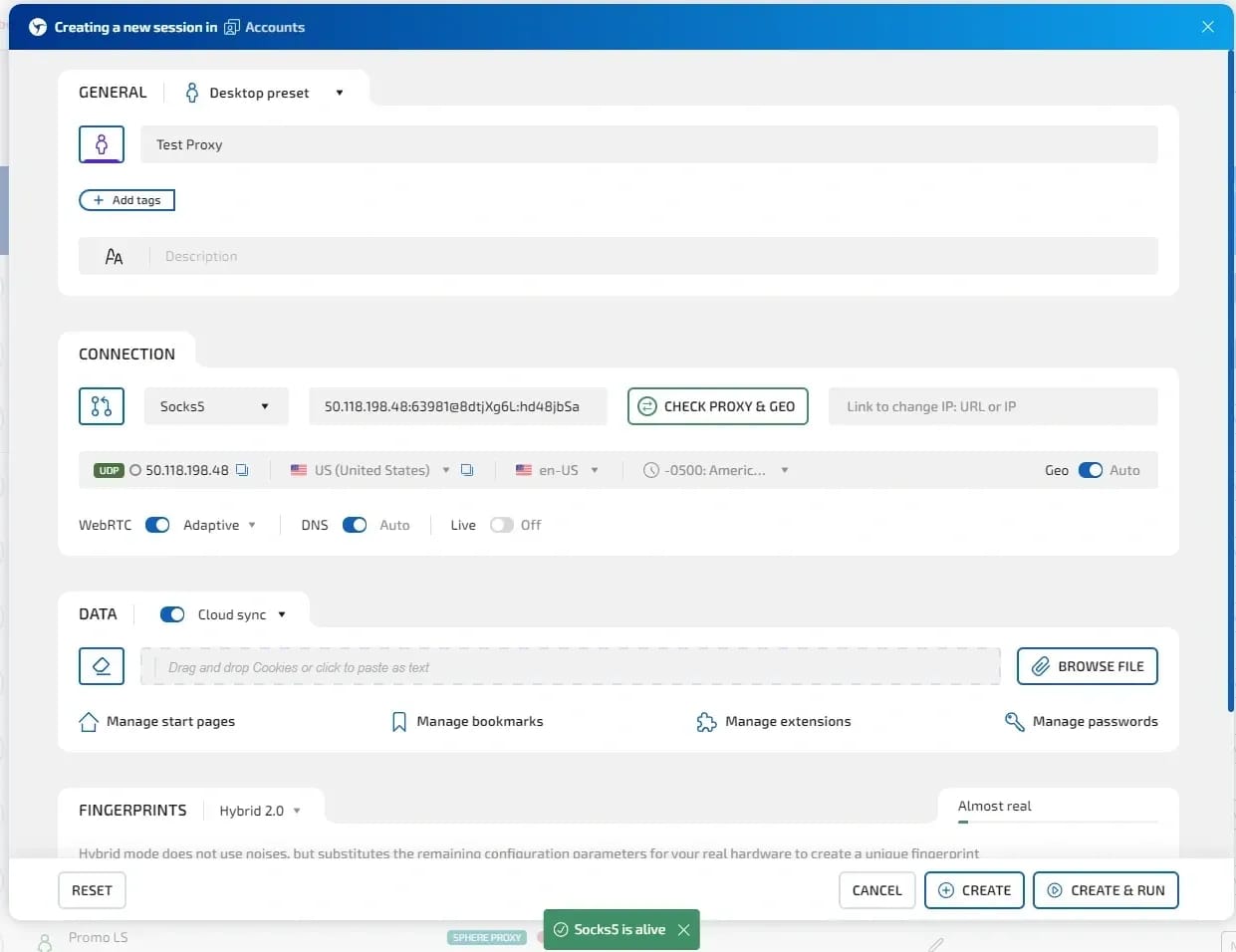 ProxyLine Service Review — Proxy Integration into Linken Sphere - img 8
