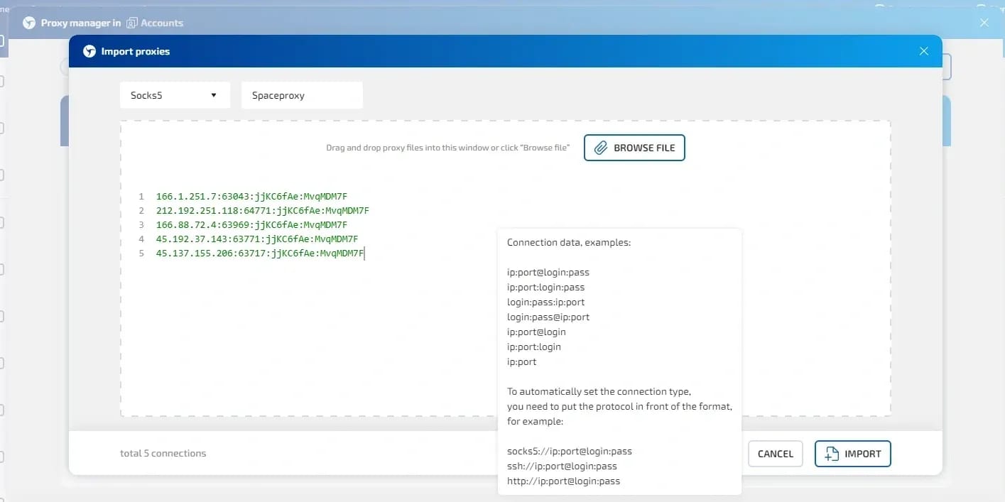 SpaceProxy Review — Pricing, GEOs, Speed, and Proxy Performance in Linken Sphere - img 6